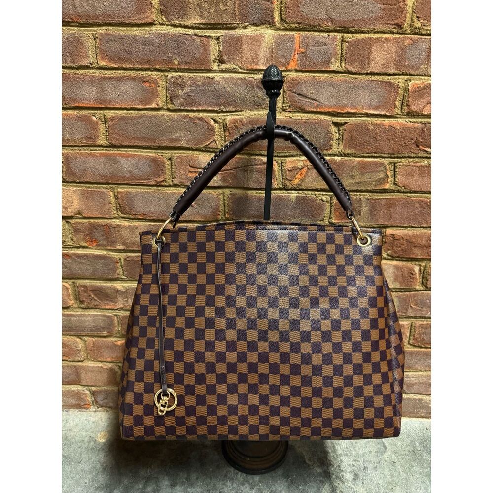 Fashion Brown Checkered Bag